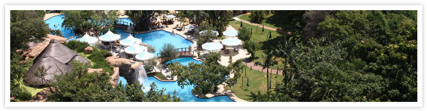 Cascades Aerial View Swimming Pool