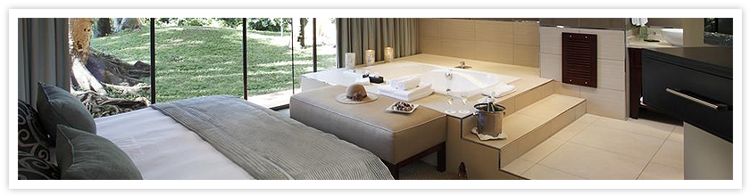 Cascades Garden Suite Bedroom
